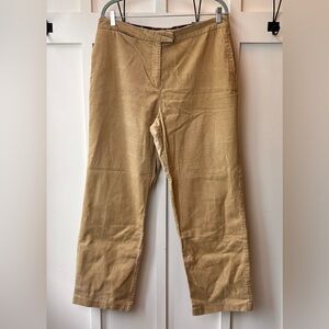 Vintage Tommy Hilfiger Womens Size 16 Tan Corduroy Straight Leg Pants Bottoms